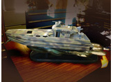 trade show Boat model display diorama model
